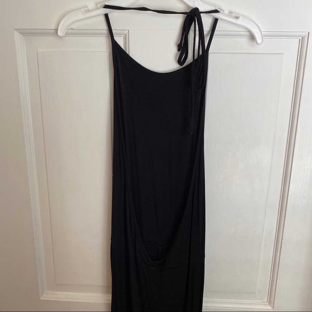 ASOS flare jumpsuit with halter neck